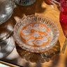 Orange floral plates (2 pcs) - NEROLI