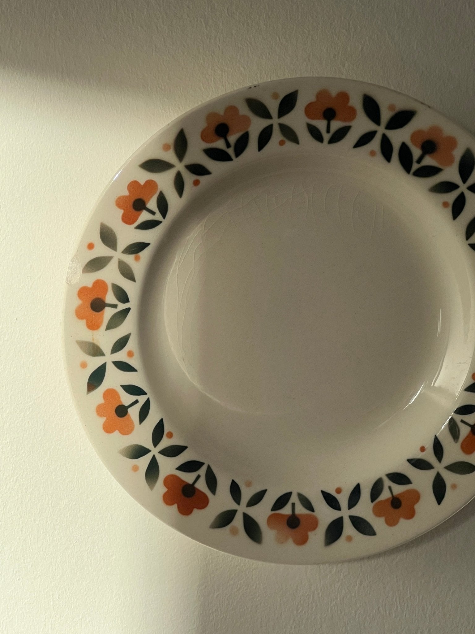 Orange flower wall plate - NEROLI