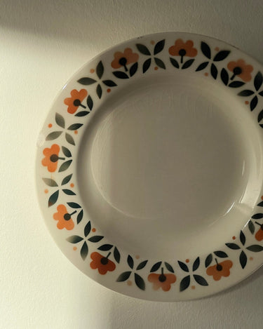 Orange flower wall plate - NEROLI