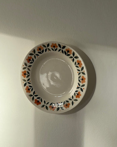 Orange flower wall plate - NEROLI