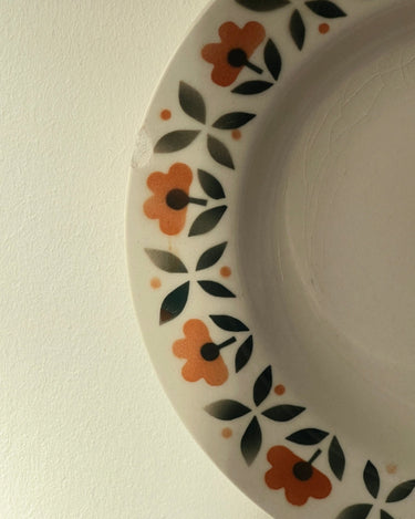 Orange flower wall plate - NEROLI
