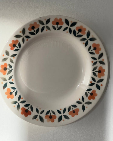Orange flower wall plate - NEROLI