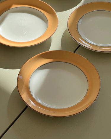 Orange lunch plates (4 pcs) - NEROLI
