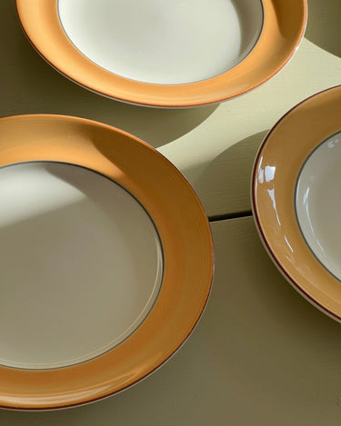 Orange lunch plates (4 pcs) - NEROLI