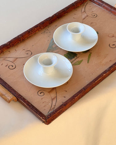Pair of candleholders - NEROLI