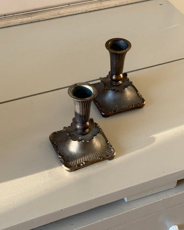 Pair of candleholders - NEROLI