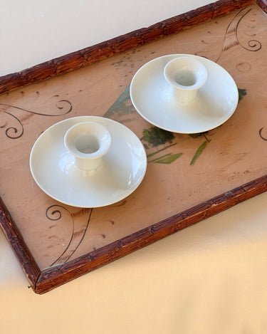 Pair of candleholders - NEROLI