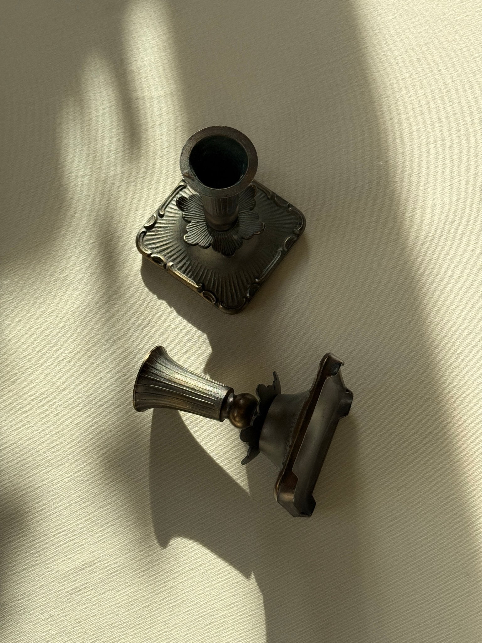 Pair of candleholders - NEROLI