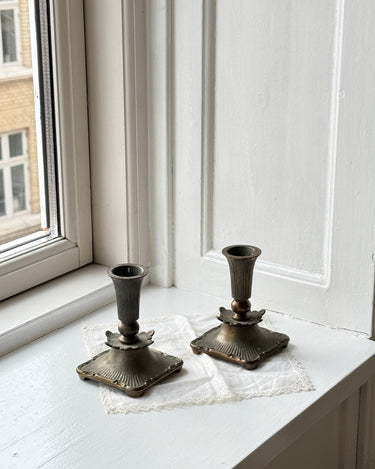 Pair of candleholders - NEROLI