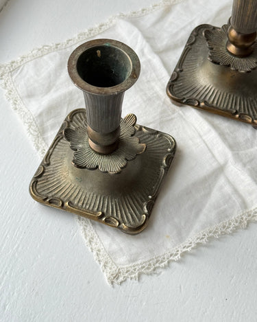 Pair of candleholders - NEROLI