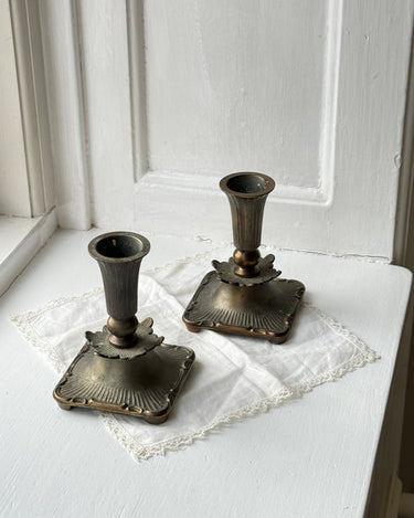 Pair of candleholders - NEROLI