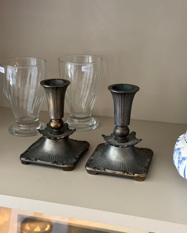 Pair of candleholders - NEROLI