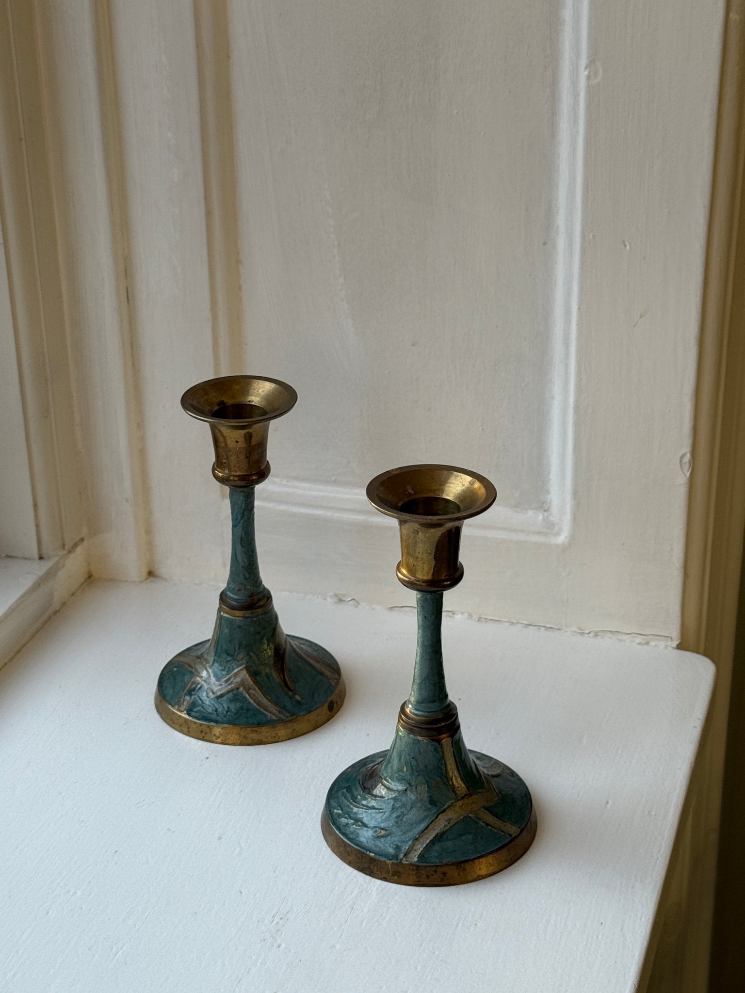 Pair of candleholders - NEROLI