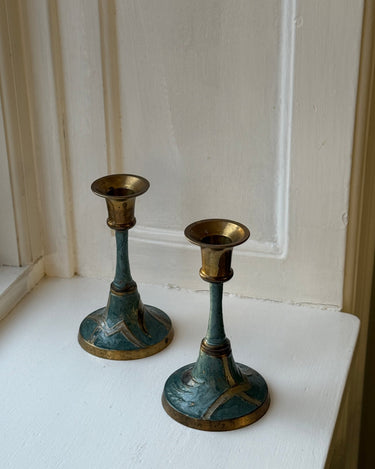 Pair of candleholders - NEROLI