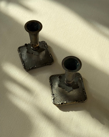 Pair of candleholders - NEROLI