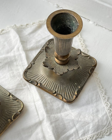 Pair of candleholders - NEROLI