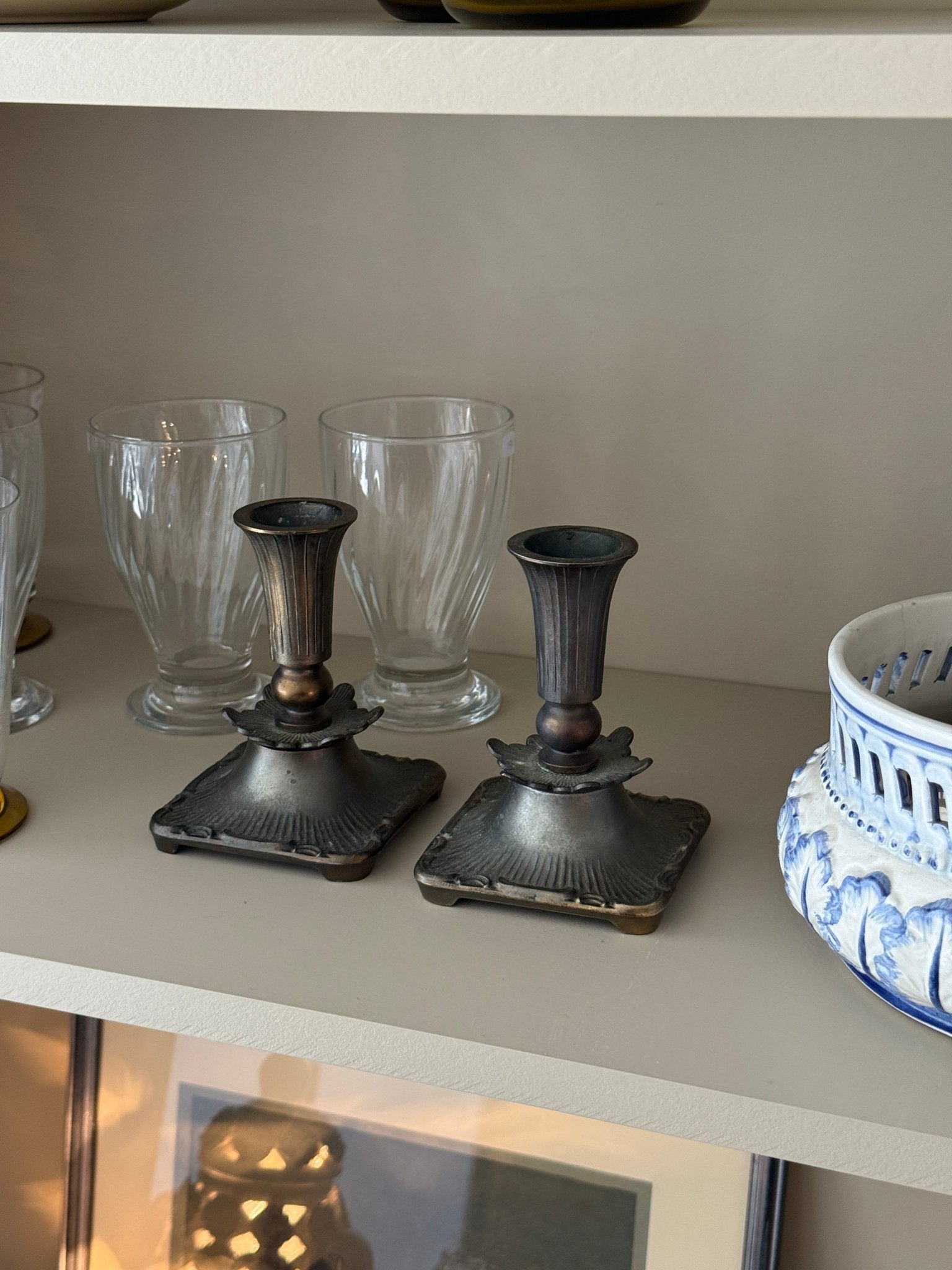 Pair of candleholders - NEROLI