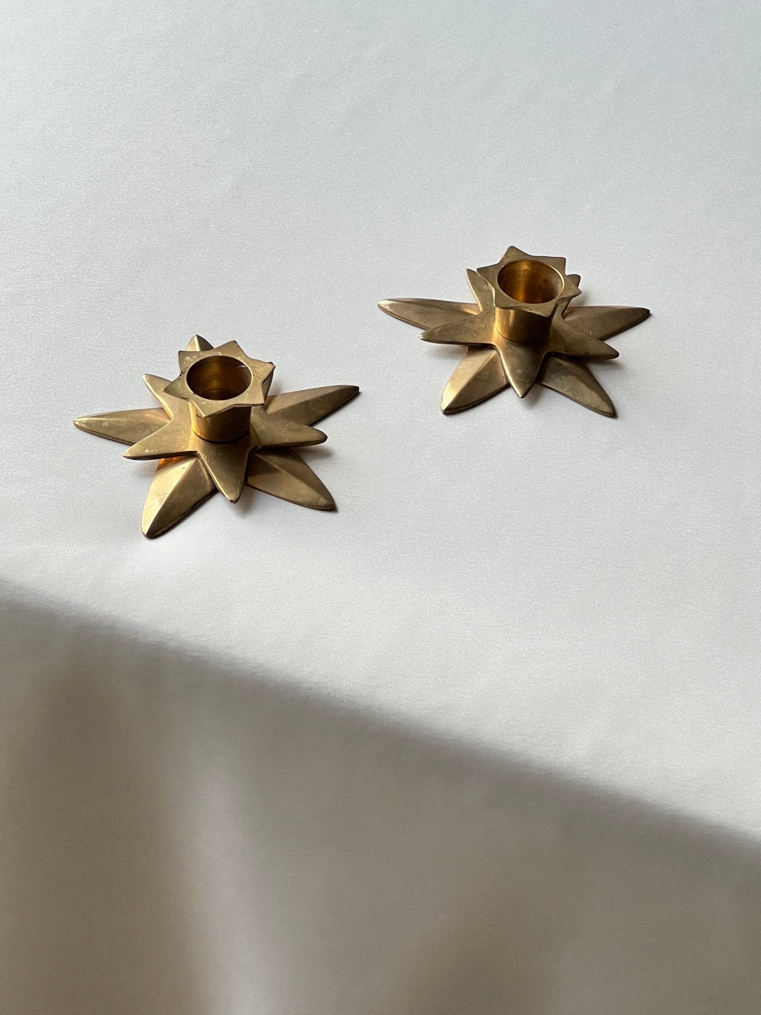 Pair of candleholders - NEROLI