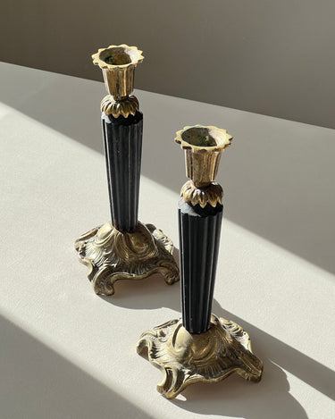Pair of candlesticks - NEROLI