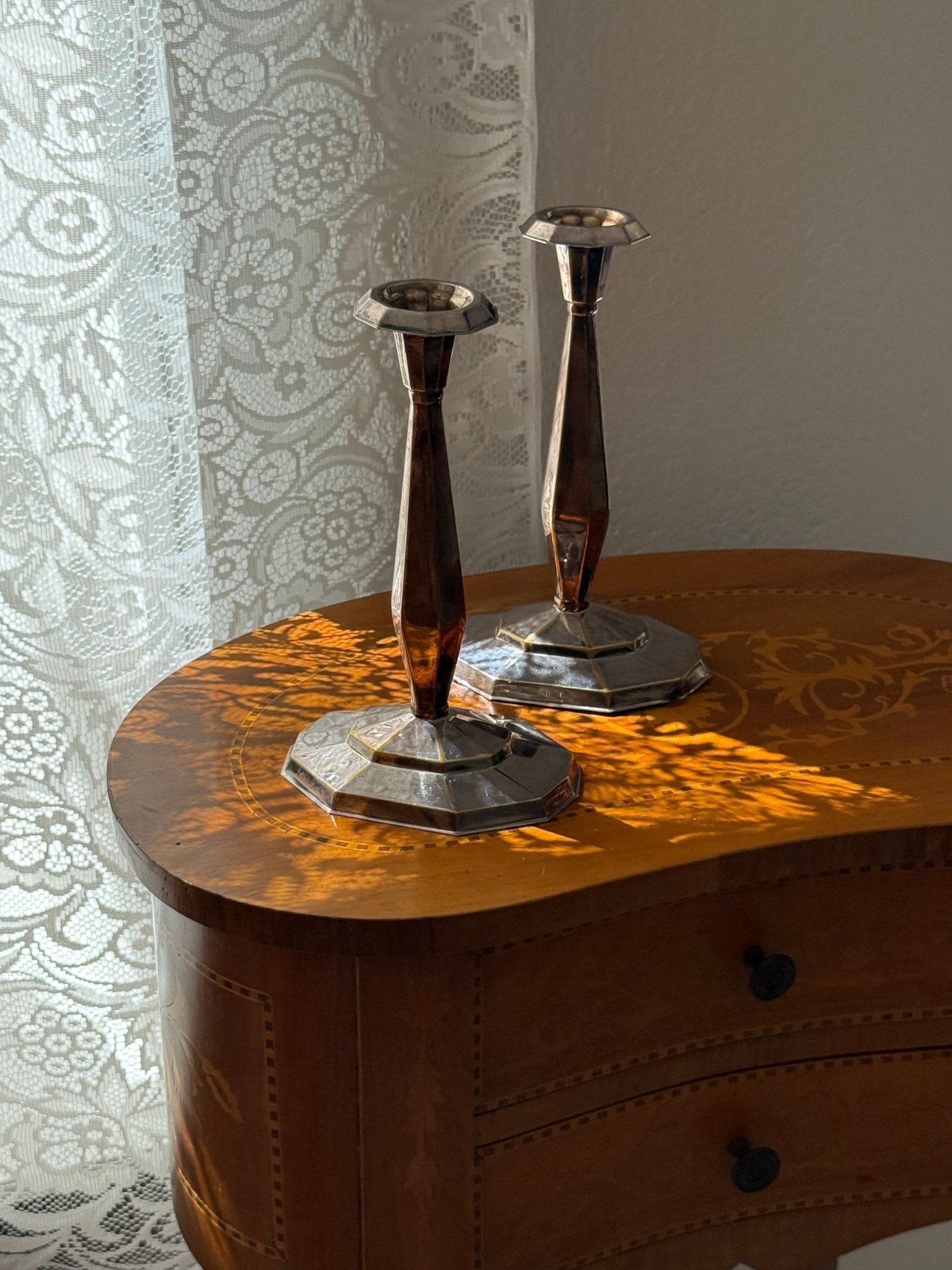 Pair of candlesticks - NEROLI