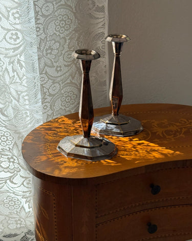 Pair of candlesticks - NEROLI