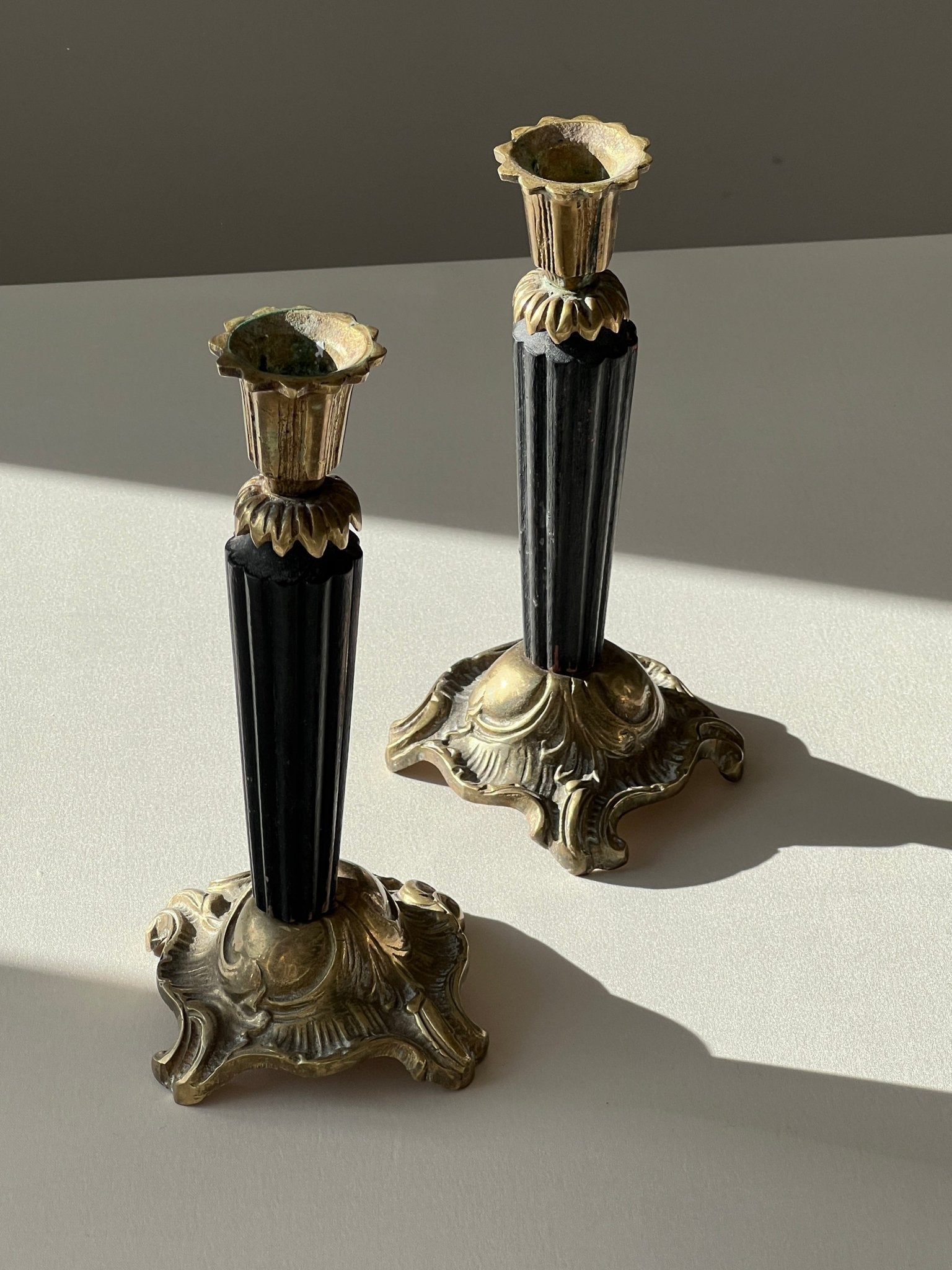 Pair of candlesticks - NEROLI