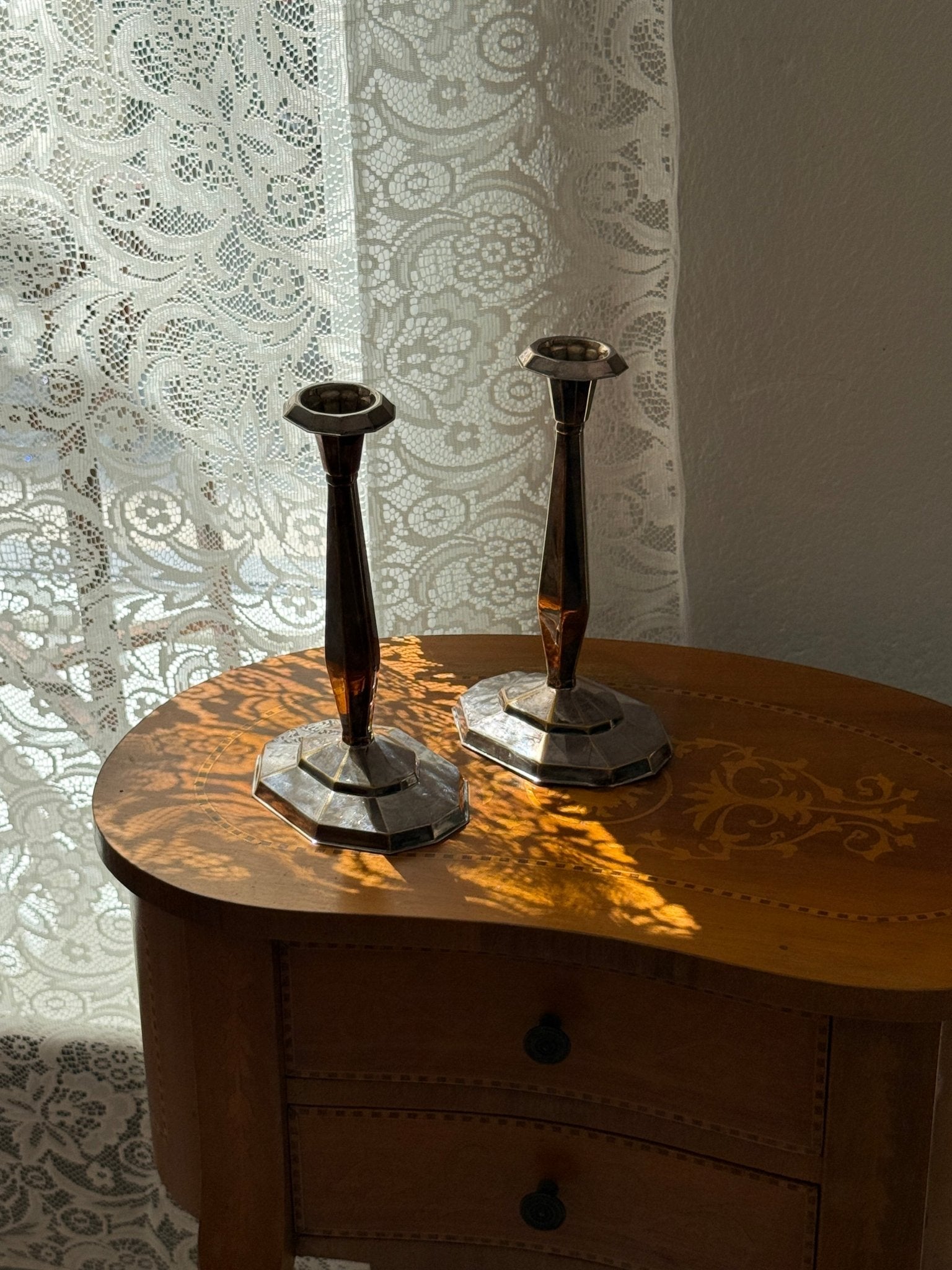 Pair of candlesticks - NEROLI