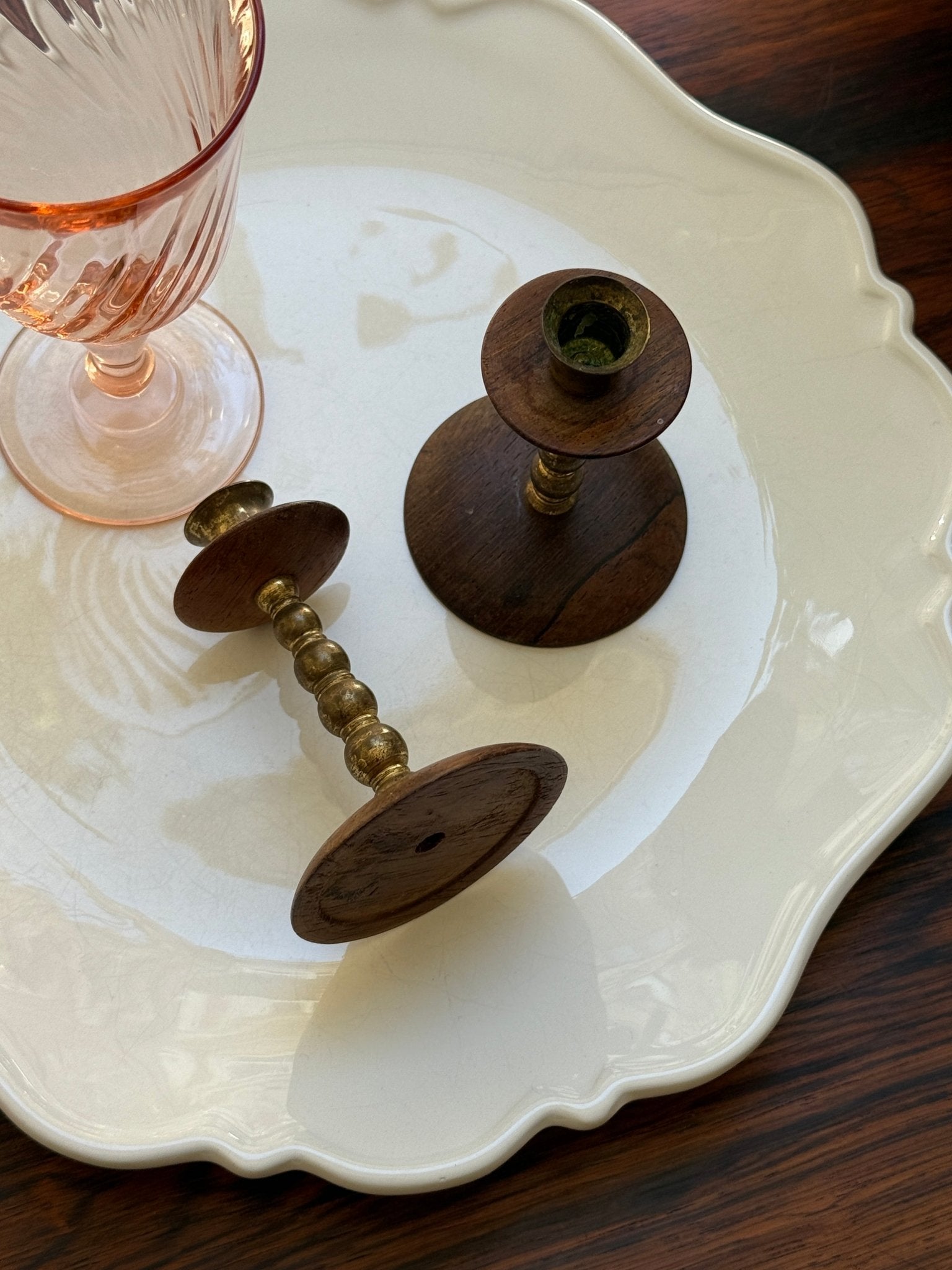 Pair of candlesticks - NEROLI