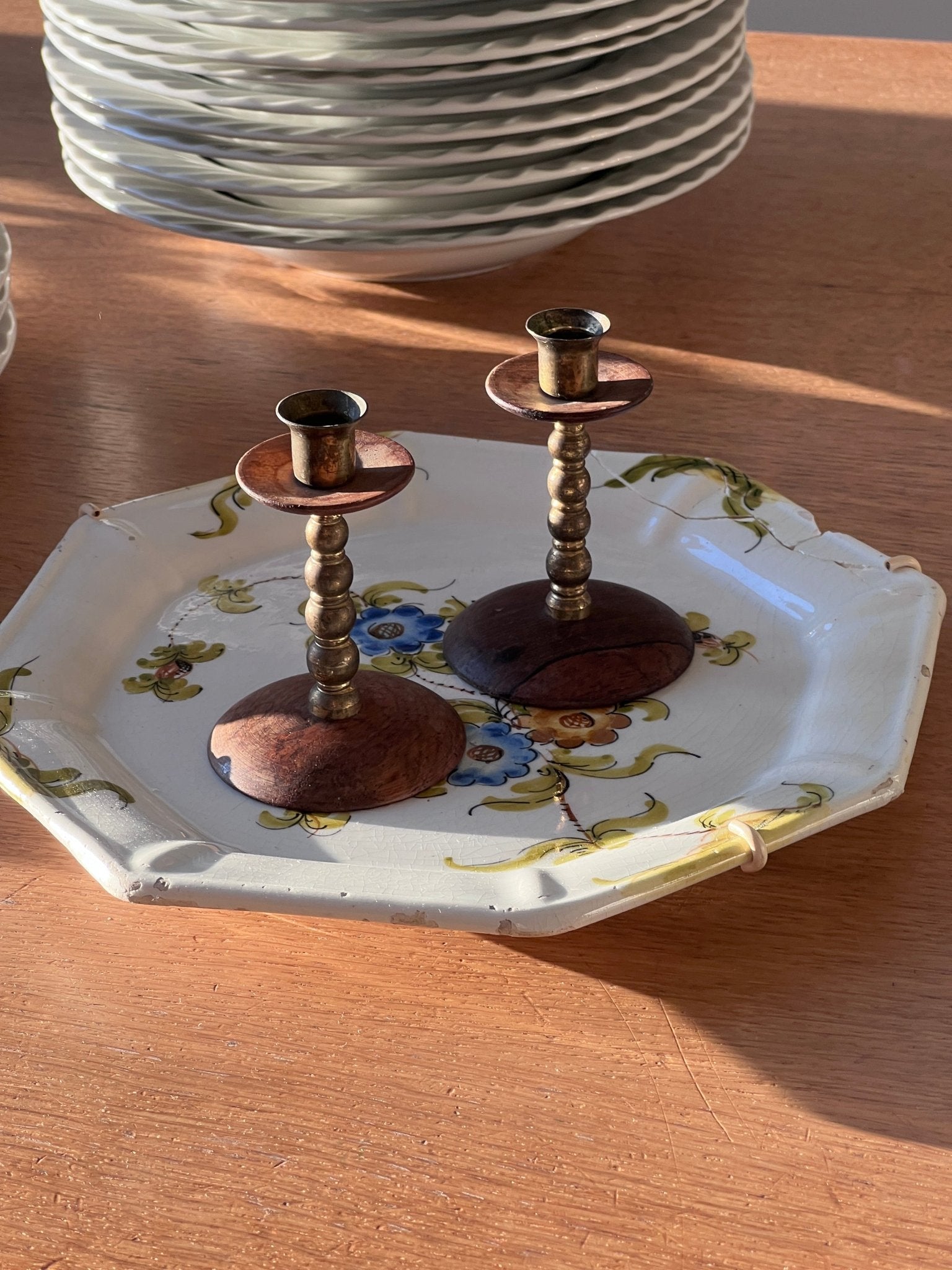 Pair of candlesticks - NEROLI