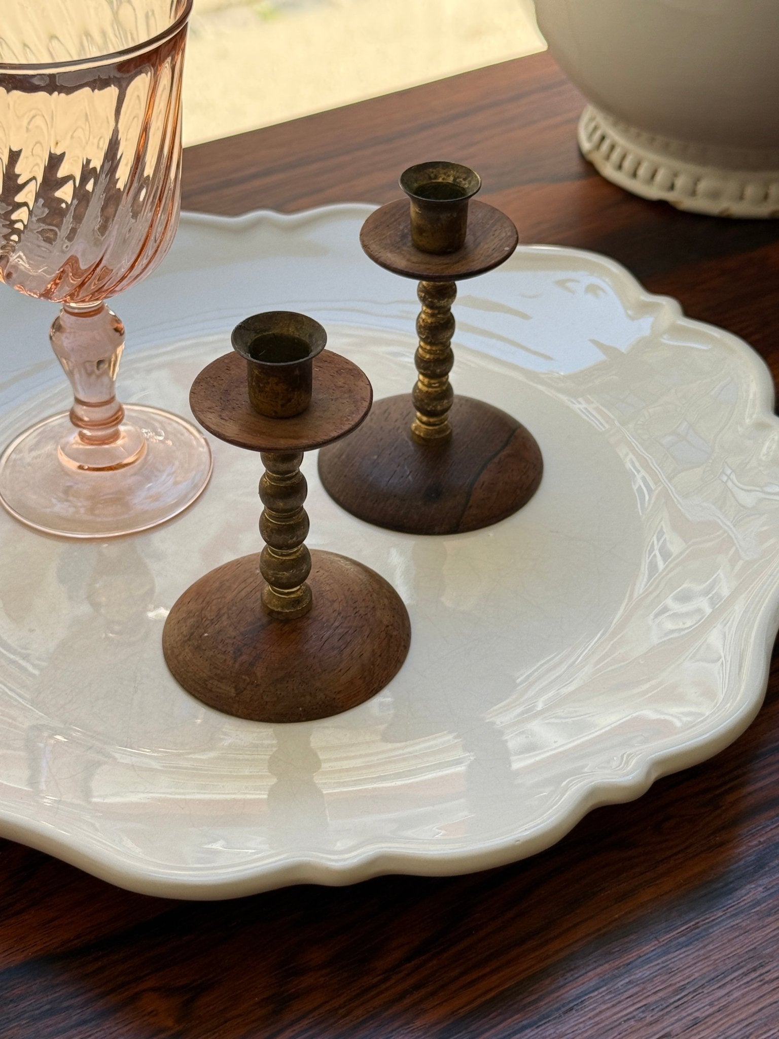 Pair of candlesticks - NEROLI