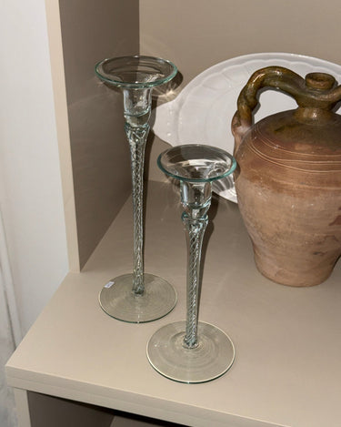 Pair of tall candlesticks - NEROLI