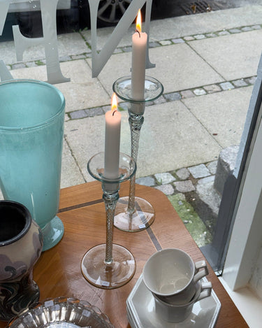 Pair of tall candlesticks - NEROLI