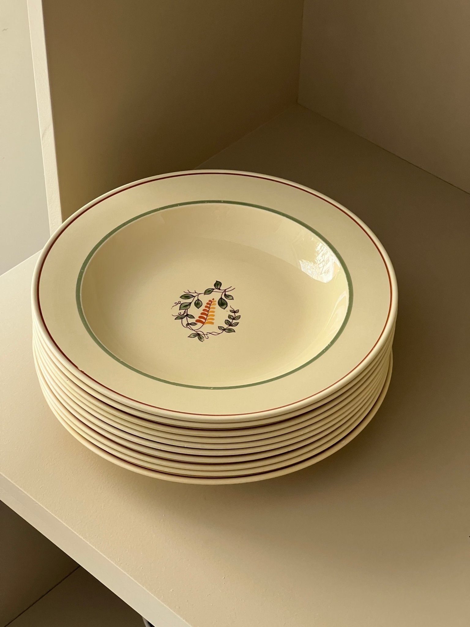 Pasta plates (10 pcs) - NEROLI