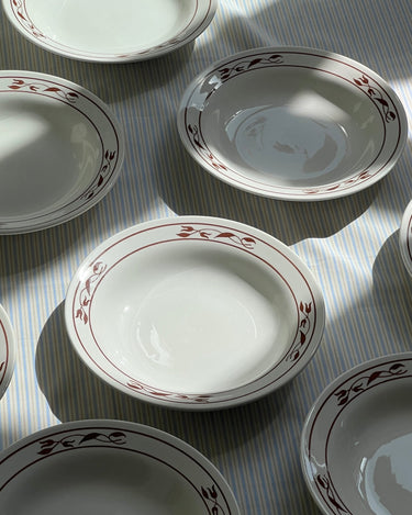 Pasta plates (8 pcs) - NEROLI