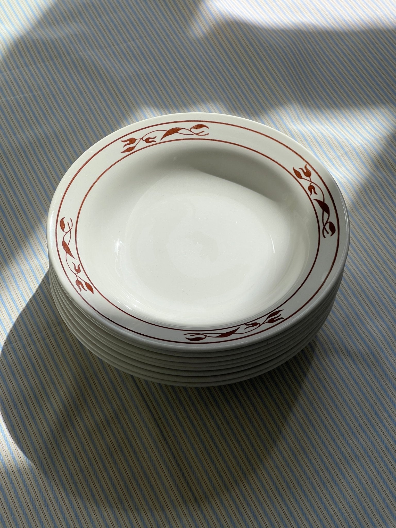 Pasta plates (8 pcs) - NEROLI