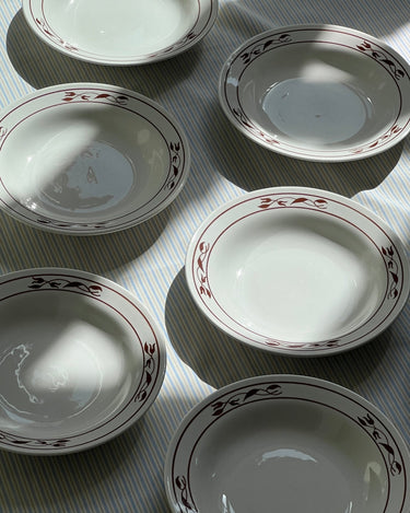 Pasta plates (8 pcs) - NEROLI