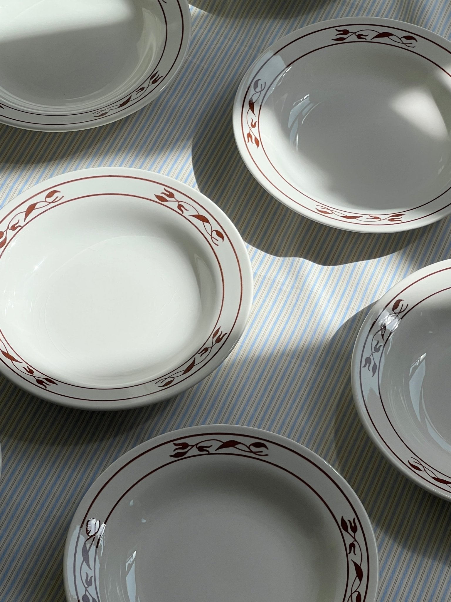 Pasta plates (8 pcs) - NEROLI