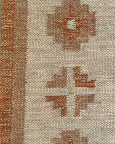 Peach flatweave rug - NEROLI