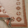 Peach flatweave rug - NEROLI
