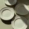Pearl edge cake plates (7 pcs) - NEROLI