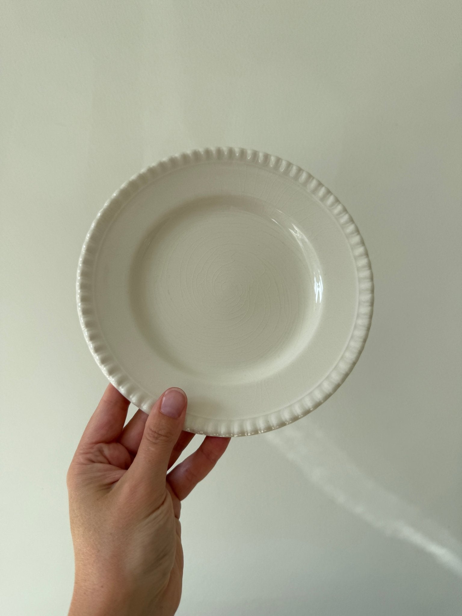 Pearl edge cake plates (7 pcs) - NEROLI