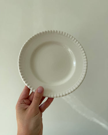 Pearl edge cake plates (7 pcs) - NEROLI