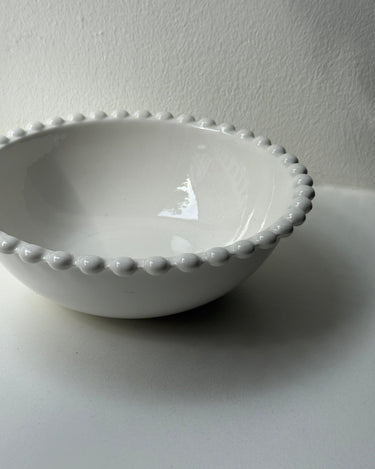 Pearl edge serving bowl - NEROLI