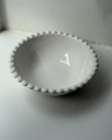 Pearl edge serving bowl - NEROLI