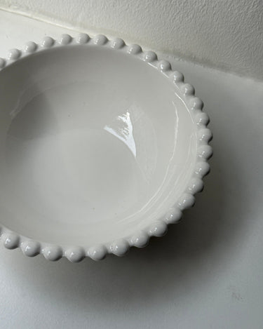 Pearl edge serving bowl - NEROLI