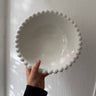 Pearl edge serving bowl - NEROLI