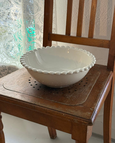 Pearl rim bowl - NEROLI