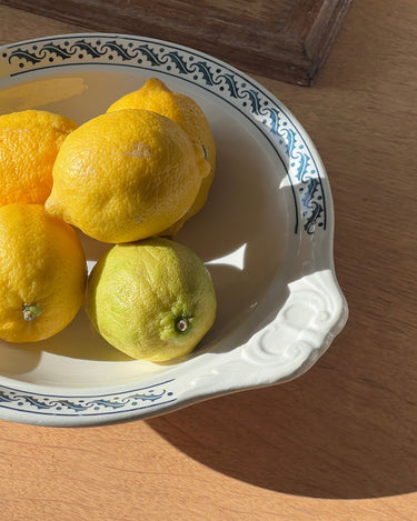 Pedestal bowl - NEROLI