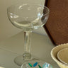 Pedestal glass bowl - NEROLI