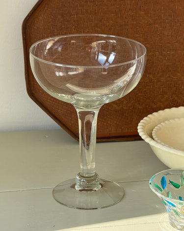 Pedestal glass bowl - NEROLI